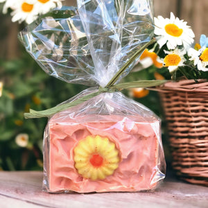 Orange Blossom, Sandalwood 6oz Candle + 4oz Soap Gift Set ||”PEACE and LOVE”