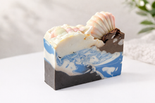 Salted Caramel, Pistachio Scent Bar of Soap  || 5 oz vegan soap ||”SANDY BEACHES”