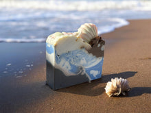 Salted Caramel, Pistachio Scent Bar of Soap  || 5 oz vegan soap ||”SANDY BEACHES”
