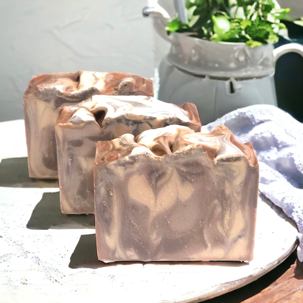 Cinnamon Roll Soap Set of Three Bars ||”CINNAMON ROLL”
