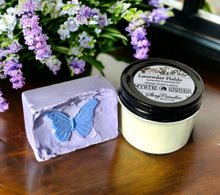 Lavender scent Soap, Hemp Seed Lotion Gift Set  || 4oz vegan soap, 4oz Lotion||”LAVENDER FIELDS”