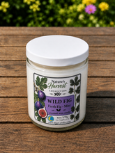 Fig & Mint Scent 6oz Candle ||Coconut Wax ||”WILD FIG”