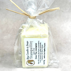 Green Tea, Lemongrass Scent Soap  || 4 oz vegan soap ||”TRANQUILITY”