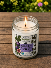 Fig & Mint Scent 6oz Candle ||Coconut Wax ||”WILD FIG”