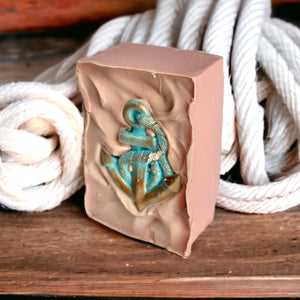Sandalwood, Cilantro, Cedar Scent Bar of Soap  || 4 oz vegan soap ||”SALTY DOG”