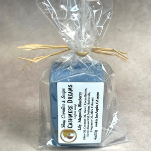 Lily, Magnolia, Blueberry Scent Bar of Soap  || 4 ounce handmade, vegan soap ||”CASHMERE DREAMS”