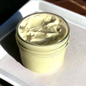 Lavender scent Hemp Seed Lotion ||4oz glass jar |”LAVENDER FIELDS”