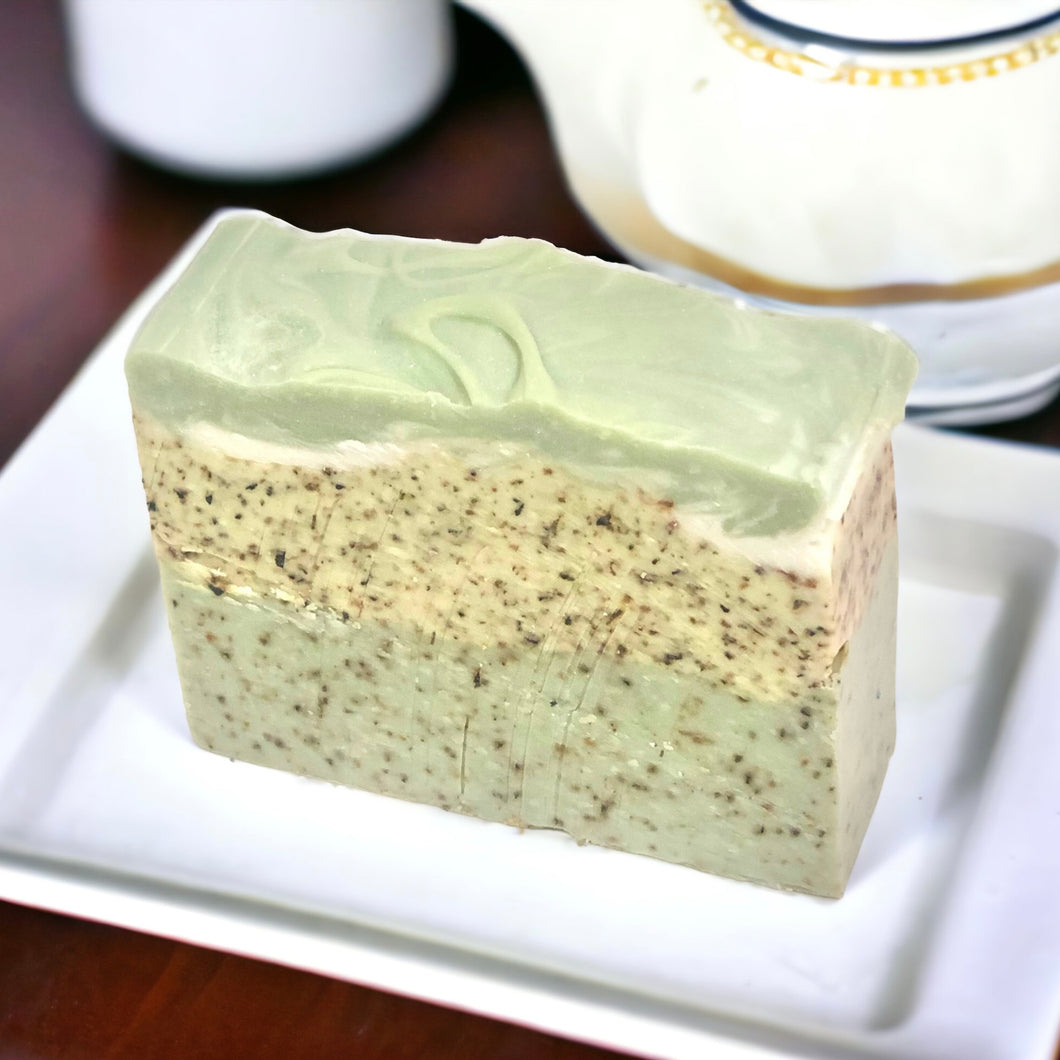 Green Tea, Lemongrass Bar of Soap  ||”GREEN TEA and LEMONGRASS”