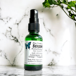 Lemongrass, Lavender, Orange, Rose Essential Oils Aromatherapy Spray|| “SERENITY”