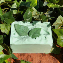 Spearmint Leaf, Eucalyptus Bar of Soap|| 4oz Handmade, Vegan|| “HERBAL MINT”